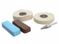 Zenith  Polishing Kit - Non Ferrous Metal £41.99 The Zenith Polishing Kit Is For Use With Non-ferrous Metals And Contains The Following:  1 X Gbt/72 Brown Polishing Compound Bar For The First Stage Polishing Of Brass, Copper And Aluminium.  1 X Gba 