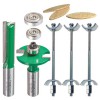 Trend CR/KFP/3 Set 3 Kitchen Pack - 6 Piece £56.18 Trend Cr/kfp/3 Set 3 Kitchen Pack - 6 Piece
Three Piece Cutter Pack With Three Connecting Bolts And Ten Biscuits Aimed At Kitchen Fitters.
Pack Includes One 1/2 Inch Diameter X 50mm Cut