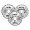 Trend CSB/190/3PK 190mm Mixed Triple Pack 24T/40T/60T £31.99 Trend Csb/190/3pk 190mm Mixed Triple Pack 24t/40t/60t



Multi-pack Of Same Diameter Sawblades Designed For A Professional Finish In Soft Wood, Hard Wood, Plywood, Soft Fibre, Plasterboard Stone, 