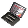 Trend Grabit Screw Remover SE1/SET £11.99 Trend Grabit Screw Remover Se1/set



This Versatile Double-ended Bit Removes Damaged Screws, Machine Screws And Broken Bolts From Wood, Metal And Plastic.


	It Can Remove Screw Sizes From Nos