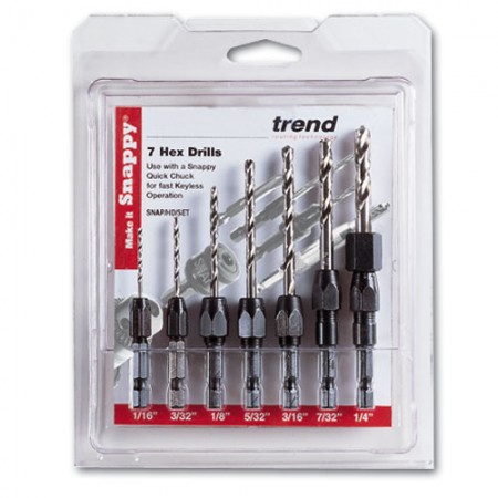 Trend SNAPPY 7pc Metric Drill Set