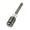 Trend SNAP/DG/BHQ Snappy Double Groove Bit  Holder QR £5.99 Dual Groove Shank Fitting.
For Standard Quick Chucks And Also Festool Centrotec Compatible Shank Fitting.
Quick Release Bit Holder For 25mm Insert Bits And Quick Change Power Groove Bits. 
Quick And E