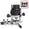 Trend T5EB 240V 1/4in Variable Speed Router 1000 Watt £179.95
Electronic Full Wave Variable Control Of Spindle Speed Under Load For A Fine Finish On All Types Of Material.
Soft-start Feature Eliminates Sudden Movement Of Machine On Start Up.
Spindle L