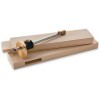 Veritas Micro-Adjust Wheel Marking Gauge £41.49 Veritas Micro-adjust Wheel Marking Gauge
Fine Adjustment Mechanism With A Range Of 6mm
Large Reference Surface For Square Registration
Aluminium Body With Brass Face, Stainless Steel Rod
H