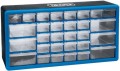 Draper 30 Drawer Storage Cabinet/organiser - 500 X 160 X 255mm £29.99 Impact - Resistant Plastic Ideal For Use In The Workshop Or Home. Latching Facility To Prevent Drawer Fall Out. Slotted Holes In Cabinet To Facilitate Wall Mounting. Shrink Wrapped With Display Sleeve