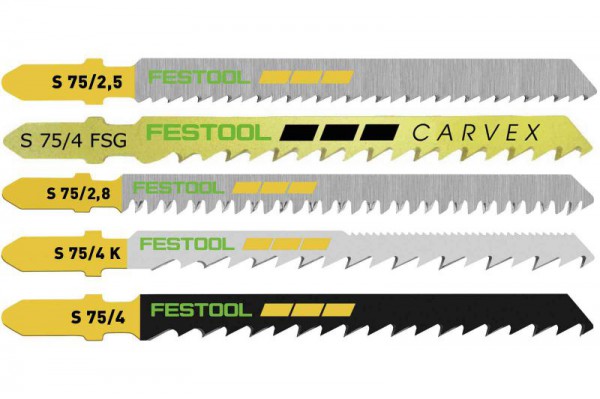 Festool 204275 25pc Jigsaw Blade Set STS-Sort/25 W For Wood