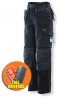 JOBMAN 2199 CORRIB SILVERLINE TROUSERS C56 W40\" x L33\" BLACK + FREE KNEE PADS was £59.95 £29.99 2199 Corrib™ Silverline Trousers
Promotion - Includes Free Knee Pads Worth £9.50!
The Rugged Look Makes Corrib Silverline Particularly Popular With The Construction Trade