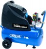 DRAPER 24L 230V 1.1kW Oil-Free Air Compressor £199.95 Features: Power And Portability, Motor Emits No Fumes, Long Maintenance Free Life, Pressure Switch, Pressure Regulator And Pressure Gauge, Quick Euro Coupling Outlet, Can Be Transported On Its Side, W