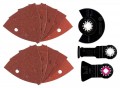 Bosch Starlock 5-piece universal set ACZ 85 EB (1x); AIZ 28 EB (1x); ATZ 52 SFC (1x); Red Wood-top Sandpaper Sheet(10x); £32.99 5-piece Universal Setbasic Applications Combined In One Set (sawing, Sanding And Scraping)suitable For Wood And Metal Set Contents: Acz 85 Eb (1x)aiz 28 Eb (1x)atz 52 Sfc (1x)red Wood-top Sanding Shee