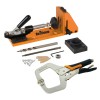 Triton TW8CPHJ Clamping Pocket-Hole Jig 8pce £64.99 Triton Tw8cphj Clamping Pocket-hole Jig 8pce
Ha