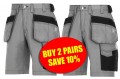 Snickers 3023 Craftsmen Shorts with Holster Pockets, Rip Stop , Grey/Black, 38in Waist (Two Pairs) £104.38 Snickers 3023 Craftsmen Shorts With Holster Pockets, Rip Stop - Grey/black - 36" Waist (two Pairs)
Buy 2 Pairs Of The Same Size
And Style And Save 10