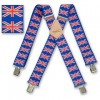 Brimarc Union Jack Braces £16.59 Brimarc Union Jack Braces
Features:
• Heavy Duty Elasticated Braces
• Wide Comfortable Straps
• Leather Reinforced Cross Over
• Extra Strong Clips
&bu