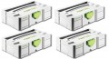 Festool 499622 4 x SYS MINI TL T-LOC Systainer (Pack of 4) £46.99 Festool 499622 4 X Sys Mini Tl T-loc Systainer (pack Of 4)

 

********promotion*******

 

Pack Of 4 - Save £'s

 


	
	Lock. Open. Connect. With A Single Turn.