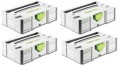 Festool 499622 4 x SYS MINI TL T-LOC Systainer (Pack of 4) £59.99 Festool 499622 4 X Sys Mini Tl T-loc Systainer (pack Of 4)
********promotion*******
Pack Of 4 - Save £'s
Lock. Open. Connect. With A Single Turn.