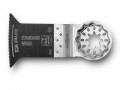 Fein 63502226210 Starlock Curved HCS E-Cut Saw Blade 50mm - Single £9.49 Set Teeth For All Wood, Plasterboard And Plastic Materials, High Cutting Quality And Speed. Curved Cutting Geometry For Optimum Plunging And Clean Precise Cut Edges, Especially On Smooth Surfaces.
Wi