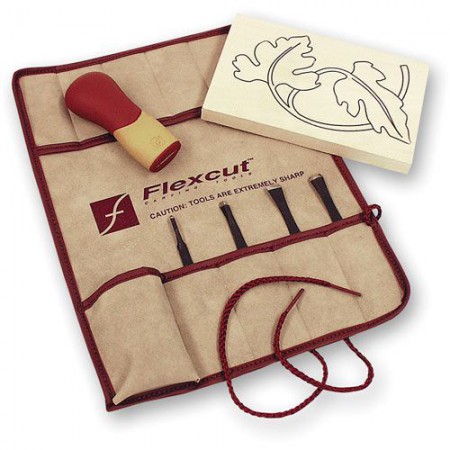 Flexcut SK106 5 Piece Craft Carver Set