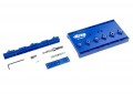 Kreg KMA3220 Shelf Pin Jig £41.19 Kreg Kma3220 Shelf Pin Jig
Hardened Steel Drill Guides Give Precise, Straight Drilling For Secure, 4-corner Shelving. Standard 32mm (1-1/4") Hole Spacing With Removable Dual Position