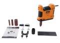 Triton TSPSP650 240V 650W Portable Oscillating Spindle Sander £69.95 Triton Tspsp650 240v 650w Portable Oscillating Spindle Sander
Portable, Hand-held Oscillating Spindle Sander For Controlled, Burn-free Edge Sanding For Cabinetry, Sign Making, Sink Openings,