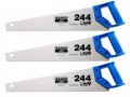 Bahco 244-20-U7/8-HP Handsaw 20in (Pack Of 3) £21.99 Bahco 244-20-u7/8-hp Handsaw 20in (pack Of 3)
The Bahco 244 Hard Point Handsaws Feature A Universal Tooth Set With High Frequency Hardened Teeth Giving Up To Five Times The Life Of Conventional Tee
