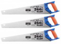 Bahco 244P U7-HP Barracuda Handsaw 500mm (20in) 7tpi (Pack of 3) £22.99 Bahco 244p U7-hp Barracuda Handsaw 500mm (20in) 7tpi
*********special Offer******
Pack Of 3 Saws At A Great Price!
The Bahco 244+ Barracuda Handsaw Is A High Quality General Purpose H