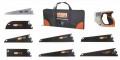 Bahco ERGO Handsaw System with 8 Blades £129.99
The Bahco Ergo™ Handsaw System Handle Is The Most Advanced And Comfortable Handle Ever, Combined With A Mix Of 8 Interchangeable Blades, Makes This Saw Kit Unique And Versatile. The Kit Is S