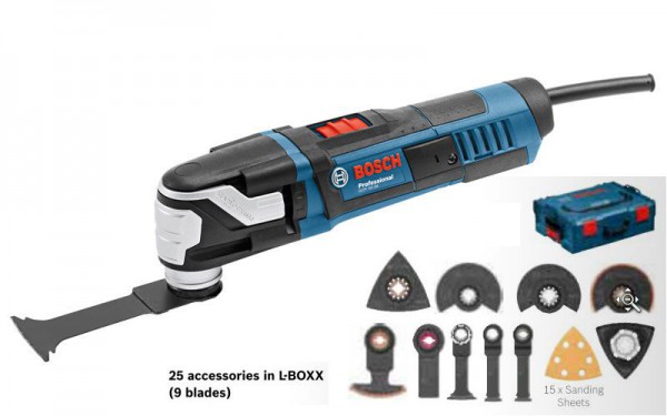 Bosch Gop 55 36 240v 550w Professional Starlock Multi Cutter With