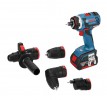 Bosch GSR18V-EC FC2 (+ GFA, GWA, GEA, GHA FlexiClick Chucks) 2 x 4.0 Ah, Charger, L-BOXX was £479.95 £349.00 Bosch Gsr18v-ec Fc2 (+ Gfa, Gwa, Gea, Gha Flexiclick Chucks) 2 X 4.0 Ah, Charger, L-boxx
Bosch Flexiclick 5-in-1 System: Masters Any Challenge
Full Flexibility – With Its Bit Holder, Dr