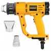 Dewalt D26411 240V 1800W Heat Gun £54.95 Dewalt D26411 240v 1800w Heat Gun

 

Features:


	
	Heating Element Protection - Increased Durability
	
	
	Cone And Fish Tail Nozzles Included - Increased Versatility
	
	
	Dual Air
