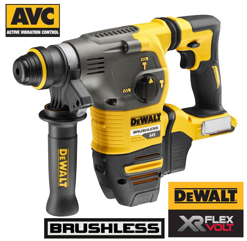 Dewalt  54v Xr Flexvolt Brushless Sds+ Hammer Drill - Bare Unit .