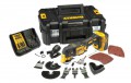 Dewalt DCS356P1 18V XR Oscillating Tool (3-speed) - 1 x 5.0Ah, Charger, Case & Accessories £229.95 Dewalt Dcs356p1 18v Xr Oscillating Tool (3-speed) - 1 x 5.0ah, Charger, Case & Accessories


	New 3 Stage Speed Control. No Longer Need To Feather The Trigger For The Ideal Speed
	Lo
