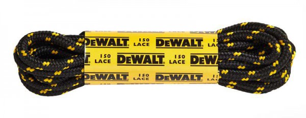 Dewalt DEWLACESPAIR Polyester Cotton Saftey Boot Laces 150cm 1 Pair Work Boot