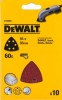 DEWALT Detail Sanding Sheets - Hook & Loop (10) 93 x 93mm 60g £4.99 Dewalt Detail Sanding Sheets For Use With Detail Sanders, Hook & Loop Backing For Fast And Easy Sheet Changeovers.

Made From High Quality Aluminium Oxide Grain For Superior Finish And Are Resin