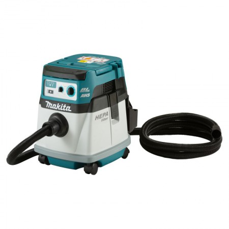 Makita DVC157LZX3 18V x 2 (36V) Brushless Cordless L-Class Dust Extractor With AWS - Bare Unit