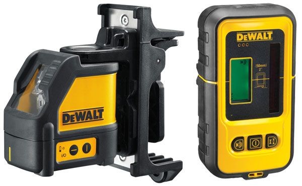 Dewalt DW088K Cross Line Laser With Detector