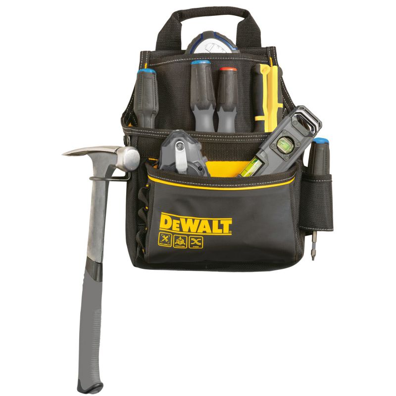 Dewalt DWST40101 1 Pro Single Pouch With Belt 12 pockets at D M Tools