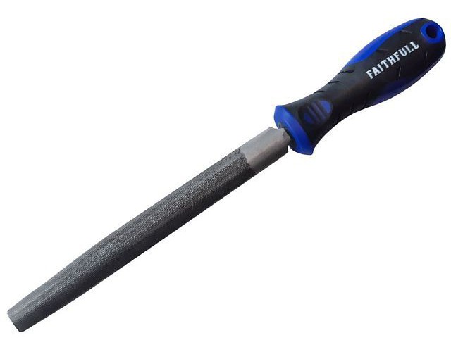 Faithfull Engineers File - 150mm (6in) Half Round Second Cut, at D&M Tools