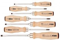 Felo SD Wooden Handle Screwdrivers