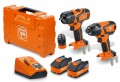 Fein 18V Brushless Combi & Impact Driver 2 x 5.2Ah Li-Ion Twin Pack, ALG80 Charger & Case £379.95 New Twin Pack:
Asb 18 Q Drill/driver & ascd 18 W4 Impact Driver
A Great Value Combination Of 18v Brushless Combi drill/driver And 18v Brushless Impact Driver.
Contents: