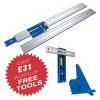 Kreg Accu-Cut XL Track Guided Cutting System + Square Cut & Multi-Mark Free! £174.95 Kreg Accu-cut Xl track Guided Cutting System
********promotion*******
Plus Square Cut & Multi Mark Free!
Transform Your Circular Saw Into A High-performance Track-guided Cutting