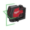Milwaukee L4CLL-301C REDLITHIUM-USB Green Cross Line Laser, 1 x battery 3.0 Ah , USB Cable & Plug, 1 x Track Clip £239.95 Milwaukee L4cll-301c Redlithium-usb Cross Line Laser, 1 X Redlithium Usb Battery 3.0 Ah , Usb Cable & Plug, 1 X Track Clip
Redlithium™ Usb Rechargeable Green Cross Line Laser P