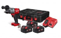Milwaukee M18FPD2-603P FUEL Percussion Combi Drill With 3 x 6.0Ah Batteries, Charger & Case was £459.95 £399.95