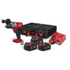 Milwaukee M18FPD2-603P FUEL Percussion Combi Drill With 3 x 6.0Ah Batteries, Charger & Case £459.95 Milwaukee M18fpd2-603p Fuel Percussion Drill
Higher Power Efficiency Under Load - Outstanding Torque Of 135 nm
Extremely Compact Design Of 175 Mm Length For Access Into Tight Spaces