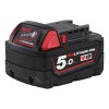 Milwaukee M18 M18B5 REDLITHIUM-ION Slide Battery Pack 18 Volt 5.0Ah Li-Ion £69.95 Milwaukee M18 M18b5 Redlithium-ion Slide Battery Pack 18 Volt 5.0ah Li-ion
The Milwaukee M18 B5 Redlithium-ion™ Slide Battery Pack Is fitted With Redlink™ Intelligence And Overload