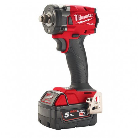 Milwaukee M18FIW2F12-502X 18V M18 Gen 3 FUEL™ Impact Wrench w/ 1/2" Friction Ring & 2 x 5.0Ah Batteries, Charger & Case