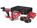 Milwaukee M18 FPP2K2 Fuel 2pc Powerpack was £579.00 £397.00 Milwaukee M18 Fpp2k2 Fuel 2pc Powerpack

Contents


	M18 Fpd2 - M18 Fuel™ Percussion Drill
	M18 Fjs - M18 Fuel™ Top Handle Jigsaw
	2 . X 5.0ah Battery Packs
	Charger
	Packout Tool