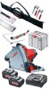 Mafell MT 55 18M BL 18V Brushless Cordless Plunge Saw, 2 x 5.5Ah, Case, 2 x 1.6m Rails, 2 x Clamps, Connector & Bag £1,089.95 Mafell Mt 55 18m Bl 18v Brushless Cordless Plunge Saw + 2 X 5.5ah, Charger In T-max Case & 2 X 1.6m Guide Rails, 2 X Clamps, Connector & Bag
The Cordless Plunge-cut Saw Mt 55 18m Bl: Bu