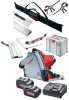 Mafell MT 55 18M BL 18V Brushless Cordless Plunge Saw With 2 x 5.5Ah, Charger in T-MAX Case & 1 x1.6m, 1 x 800mm Guide R £1,119.95 Mafell Mt 55 18m Bl 18v Brushless Cordless Plunge Saw With 2 X 5.5ah, Charger In T-max Case & 1 X1.6m, 1 X 800mm Guide Rails, Connector, 2 X Clamps & Sliding Bevel
The Cordless Plunge-c