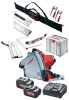 Mafell MT 55 18M BL 18V Brushless Cordless Plunge Saw With 2 x 5.5Ah, Charger in T-MAX Case & 1 x1.6m, 1 x 800mm Guide R £1,119.95 Mafell Mt 55 18m Bl 18v Brushless Cordless Plunge Saw With 2 X 5.5ah, Charger In T-max Case & 1 X1.6m, 1 X 800mm Guide Rails, Connector, 2 X Clamps & Sliding Bevel
The Cordless Plunge-c