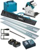 Makita DSP600ZJ LXT 2x18v (36V) BL Cordless Plunge Saw,MakPac Case - Plus 2 x 5.0Ah Batteries, Charger & Rail Kit £689.95 Makita Dsp600zj 18v Lxt 2 X 18v (36v) Brushless Cordless Plunge Saw with Makpac Case - Plus 2 x 5.0ah Batteries, Charger & Rail Kit

(shown With Optional Side Fence)

**********