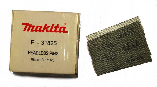 Makita F-31825 18mm 23g Headless Pins Bright 10,000 For DPT351